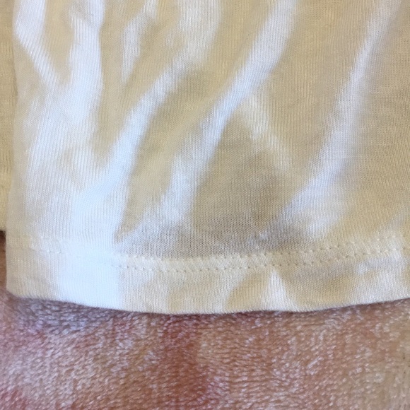 Exhilaration Ivory Floral Cuff Peasant Top Resale, Size Small Embroidered Floral - Picture 12 of 16